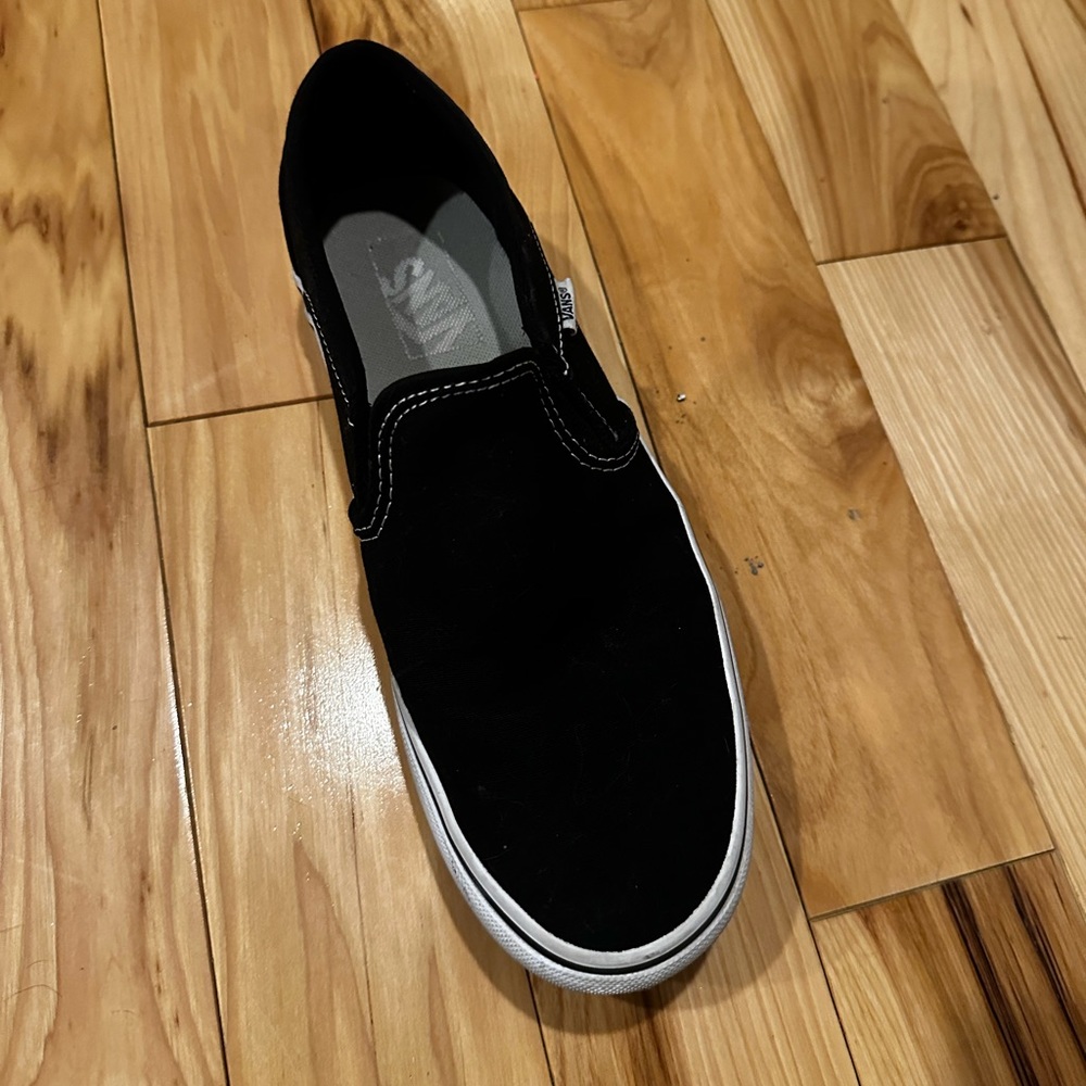 Black Slip On Vans